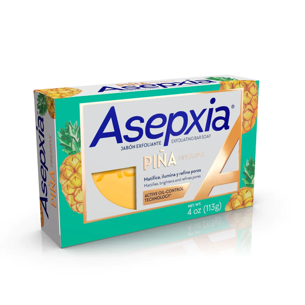 ASEPXIA PINEAPPLE EXFOLIATING BAR SOAP 4 OZ Porpa International LLC